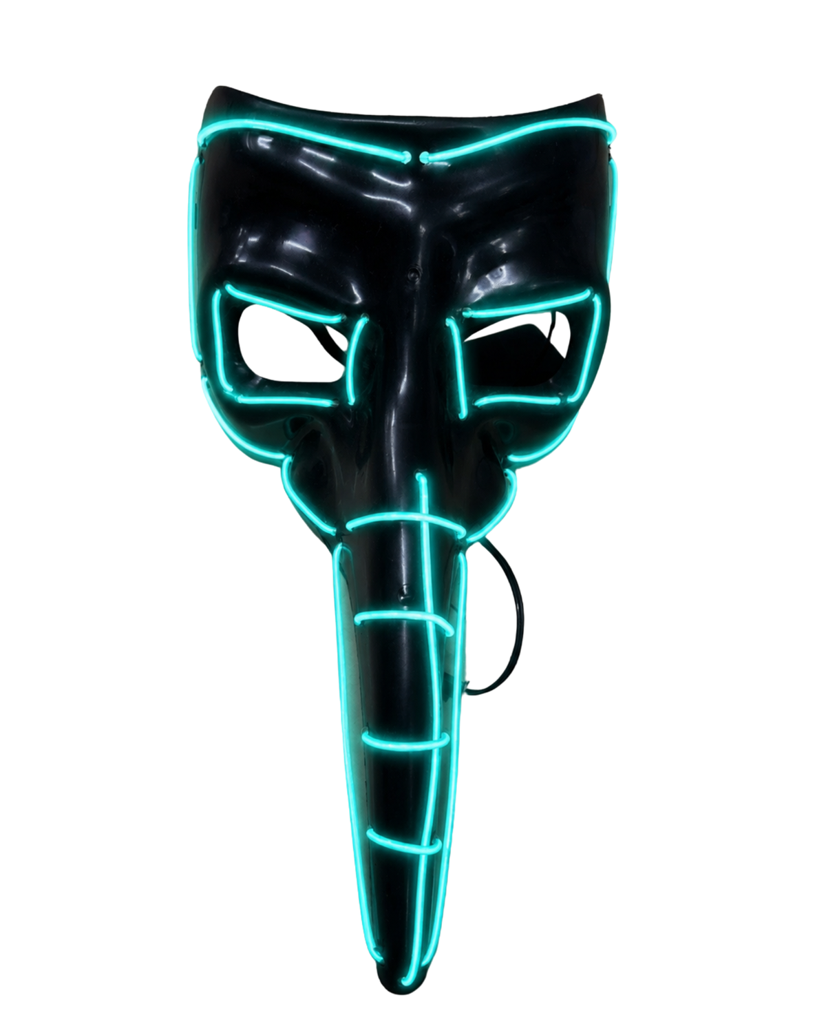 MASCARA PESTE NEGRA LED