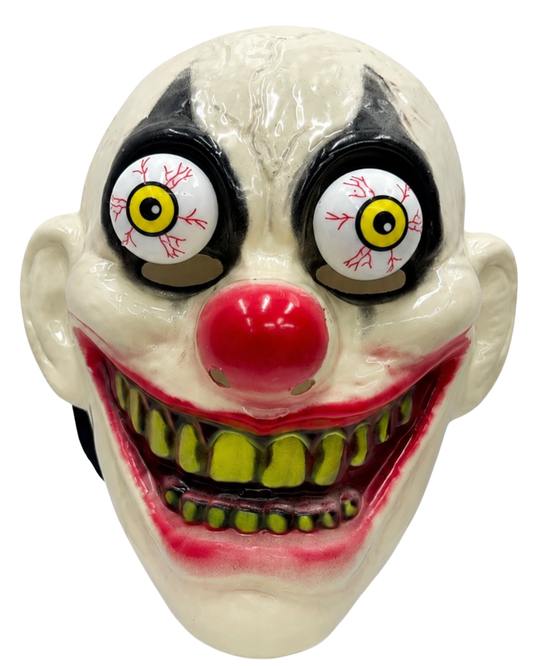 MASCARA PAYASO CON OJOS LOCOS
