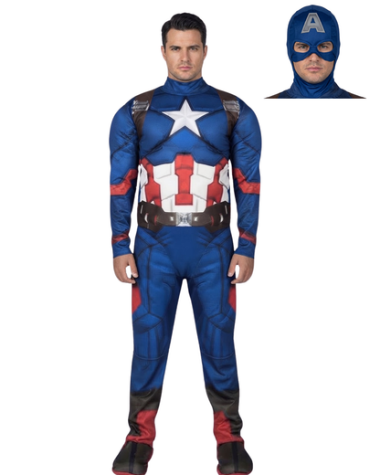CAPITAN AMERICANO ALCOLCHADO CABALLERO