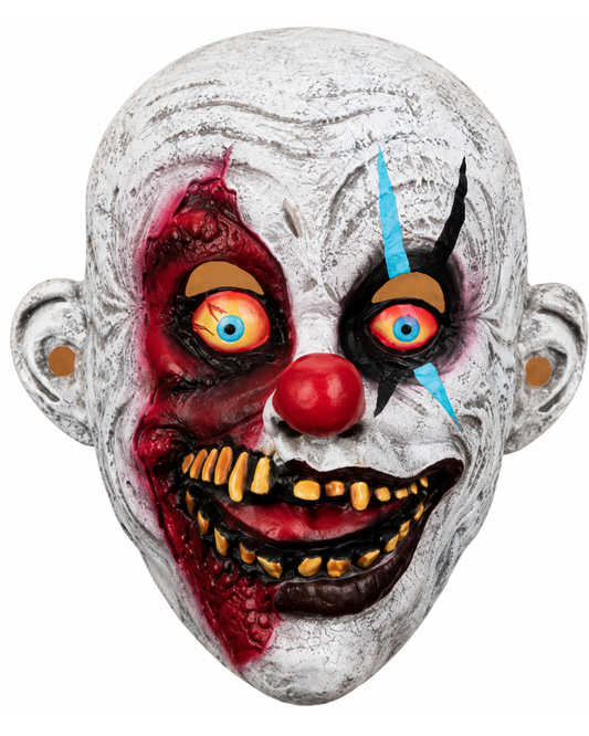 MASCARA PAYASO TERRORIFICO EN LATEX PARA ADULTO