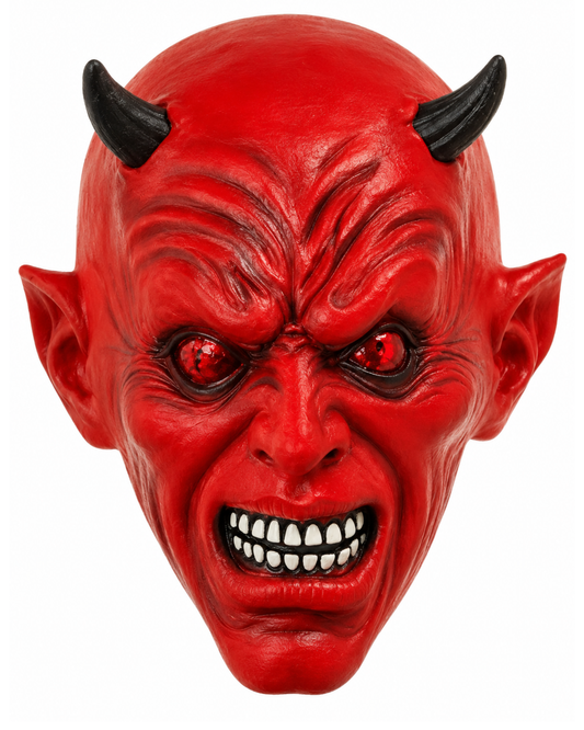 MASCARA DIABLO ROJO EN LATEX PARA ADULTO