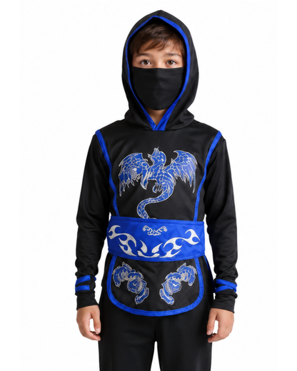 NINJA AZUL CON NEGRO