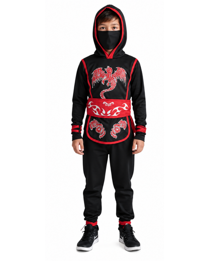 NINJA ROJO CON NEGRO