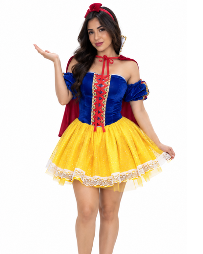BLANCA NIEVES EN TERCIOPELO CON TUTU PARA DAMA
